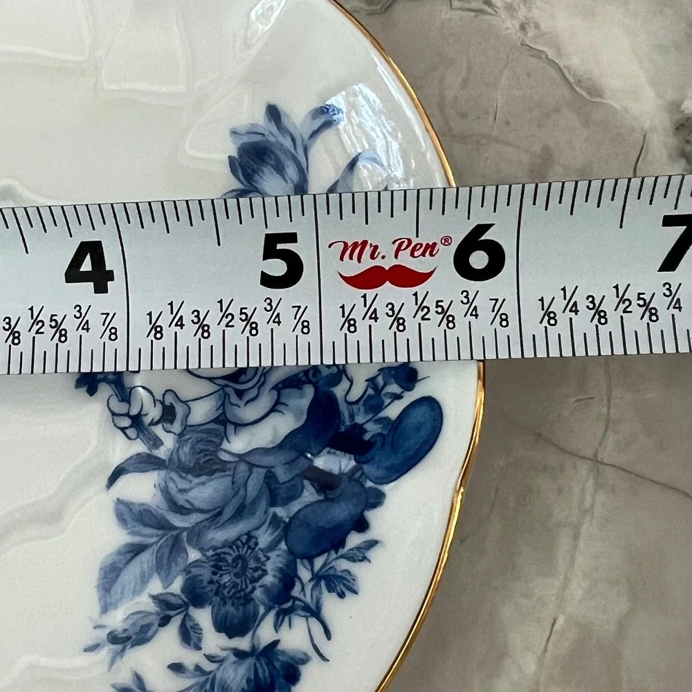 Sango China Disney Minnie Mouse Blue and White Tea‎ cup and Saucer